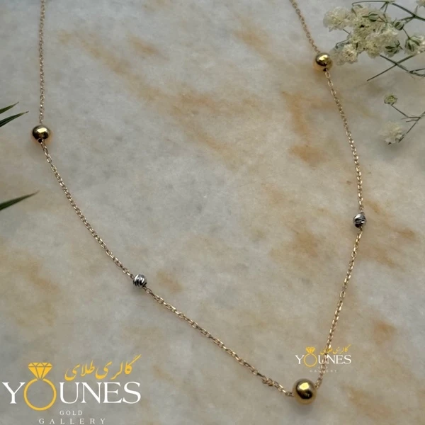 گردنبند گوی البرنادو طلا